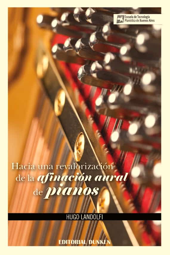 Tapa libro afinación de pianos de Hugo Landolfi